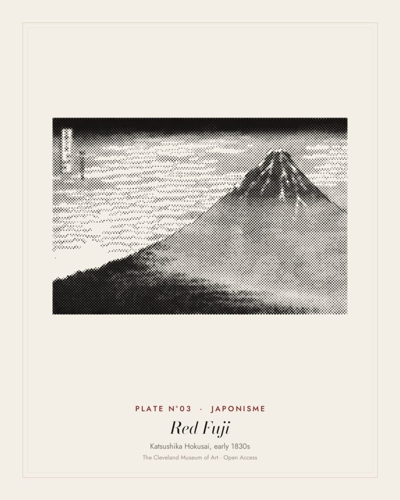 Plate N°03: South Wind, Clear Sky, from Thirty-Six Views of Mount Fuji, Katsushika Hokusai, early 1830s