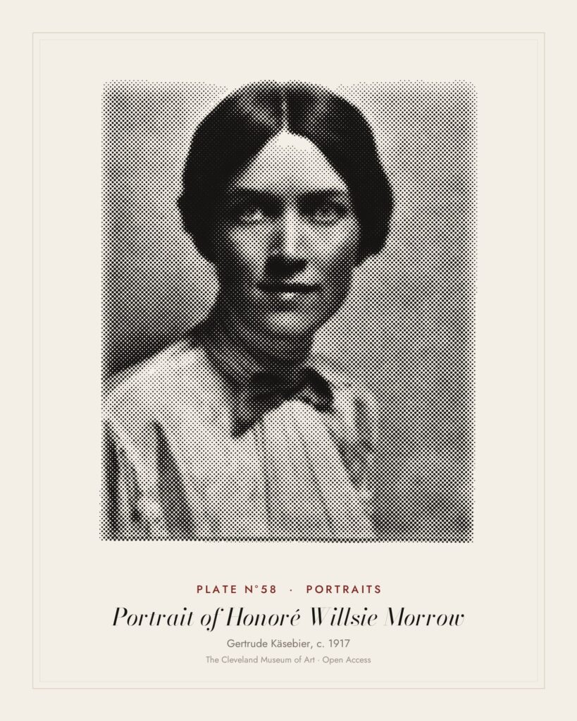 Plate N°58: Portrait of Honoré Willsie Morrow, Gertrude Käsebier, c. 1917